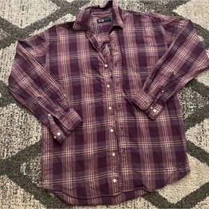 Purple Long-sleeve men’s button-up